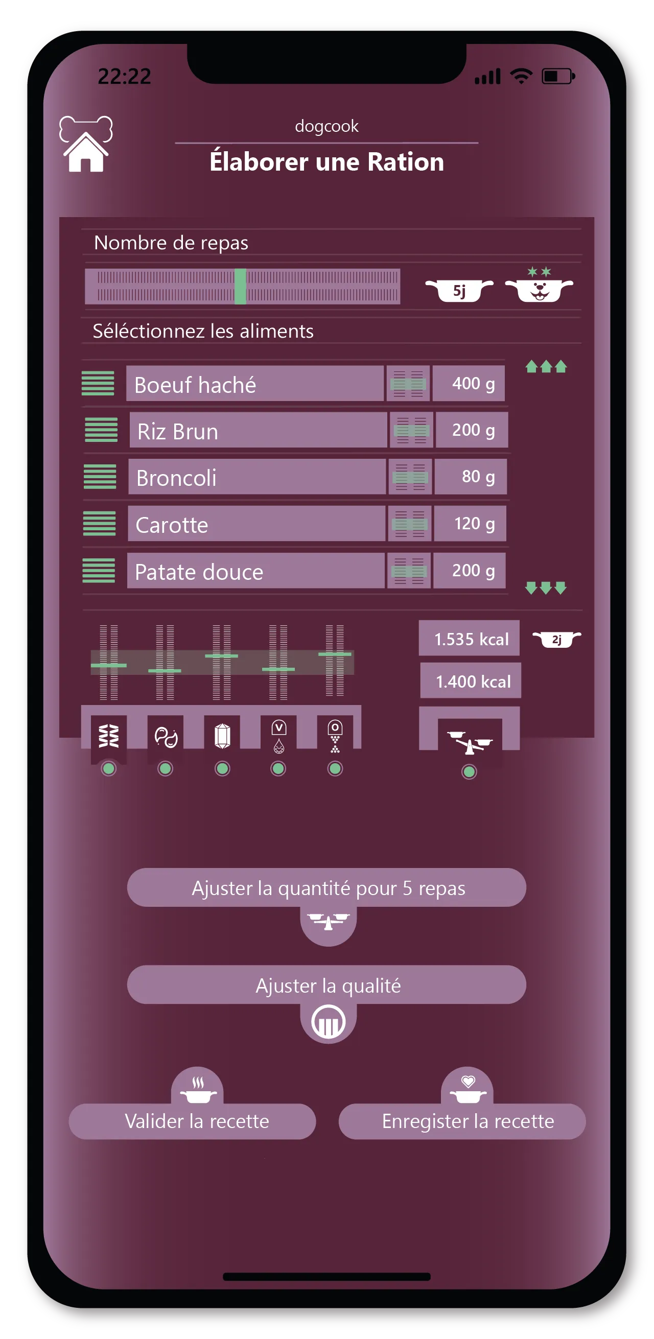 Compose a custom diet. 3