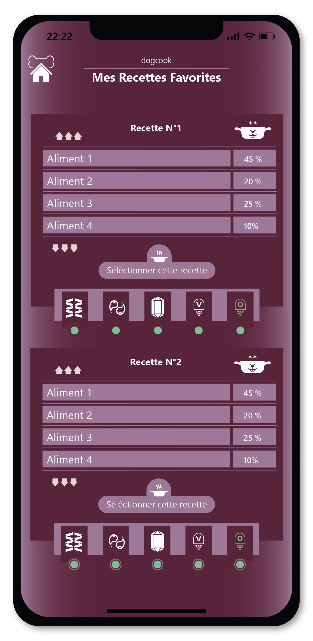 Compose a custom diet. 5