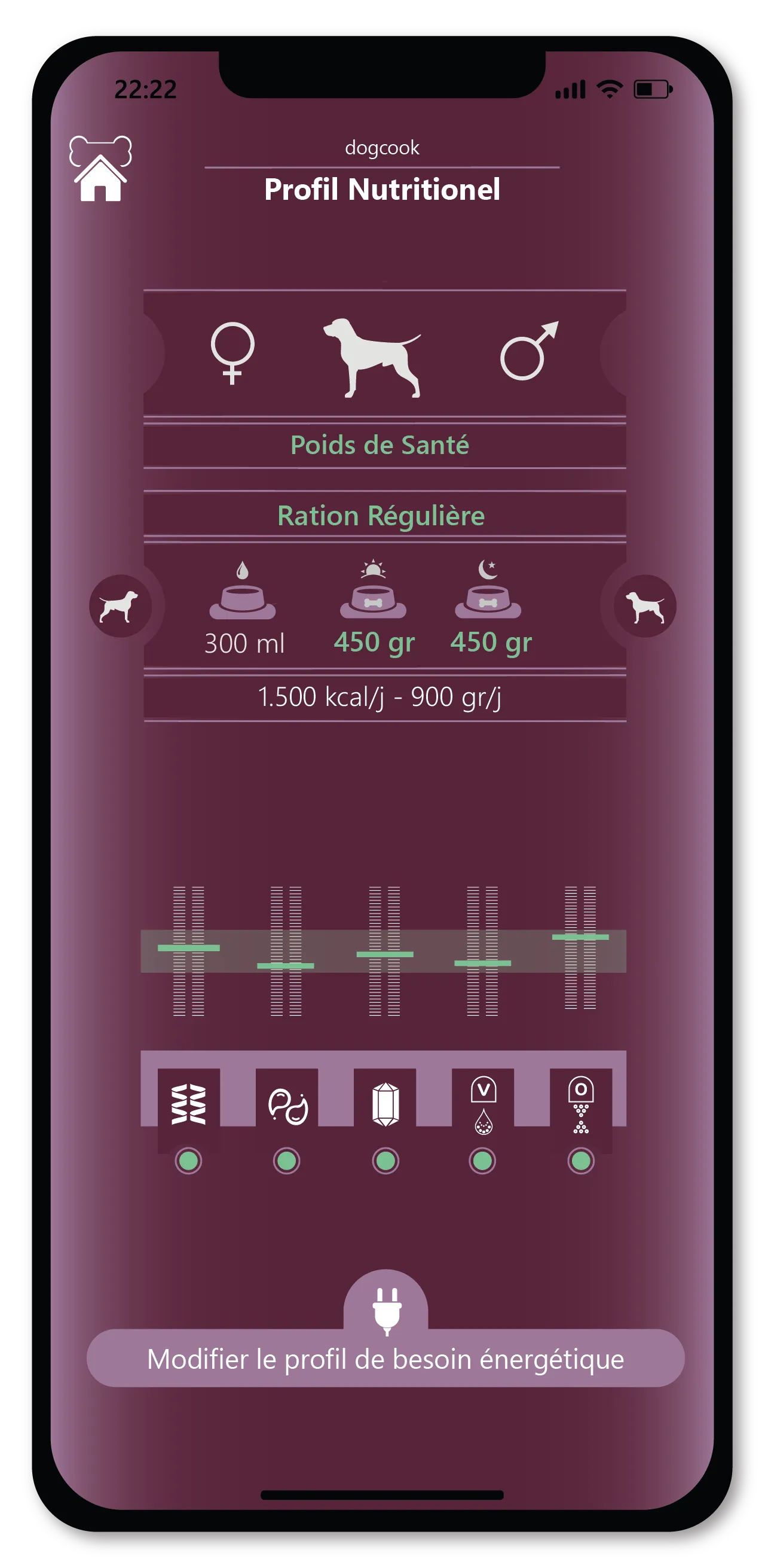 Erstellen Sie eine maßgeschneiderte Ernährung. 7